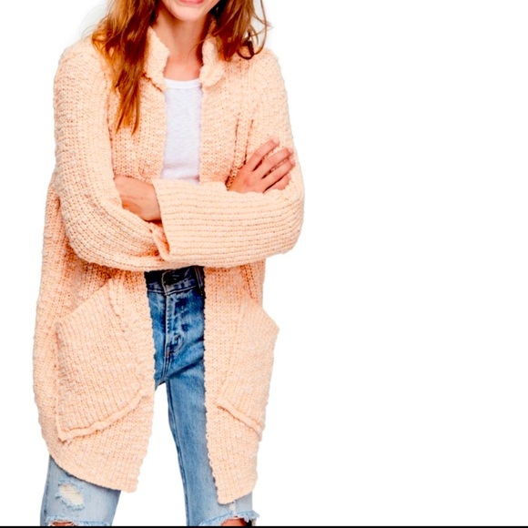 Free People Sweaters - Free People Oversized Chunky Knit Cardigan Large NWOT